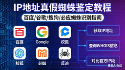 判断IP地址是否为真假蜘蛛教程_鉴定百度、谷歌、搜狗、必应等蜘蛛真假-好资源
